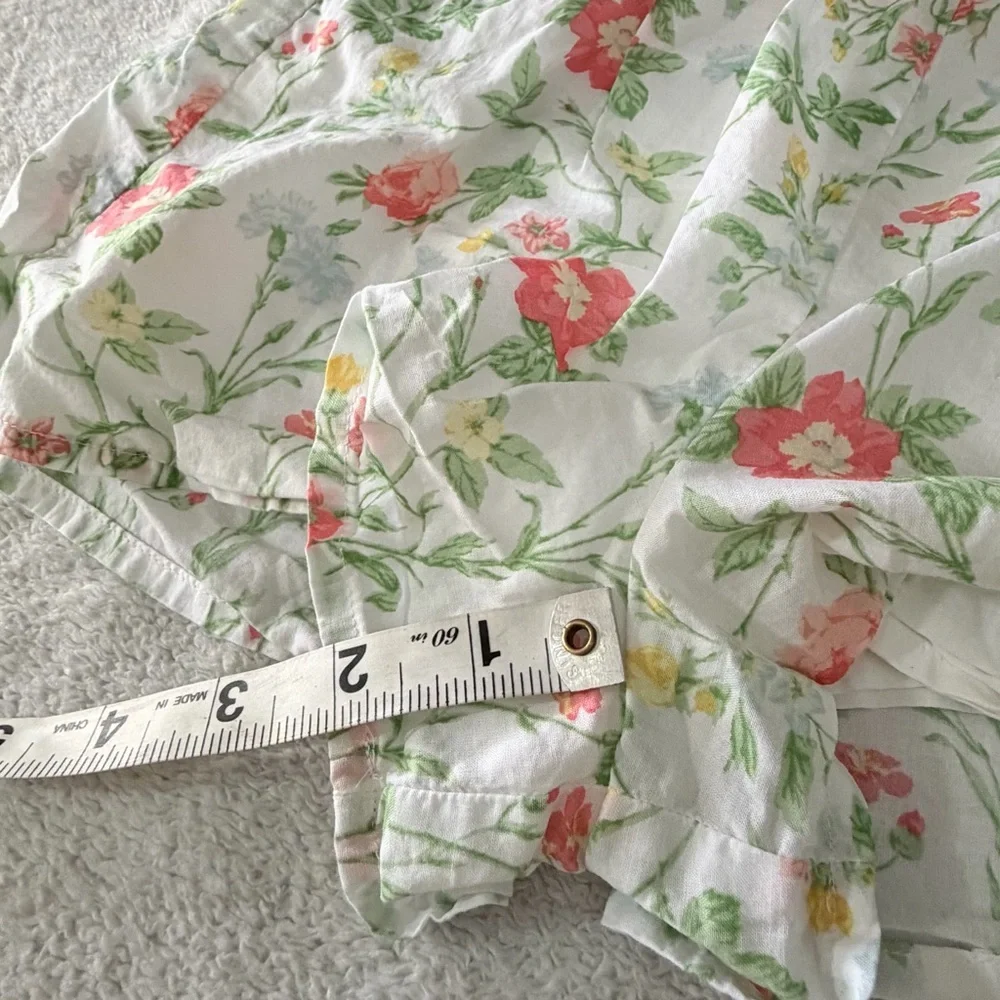 Janie and Jack | Floral Lace Trim Romper | Size 5